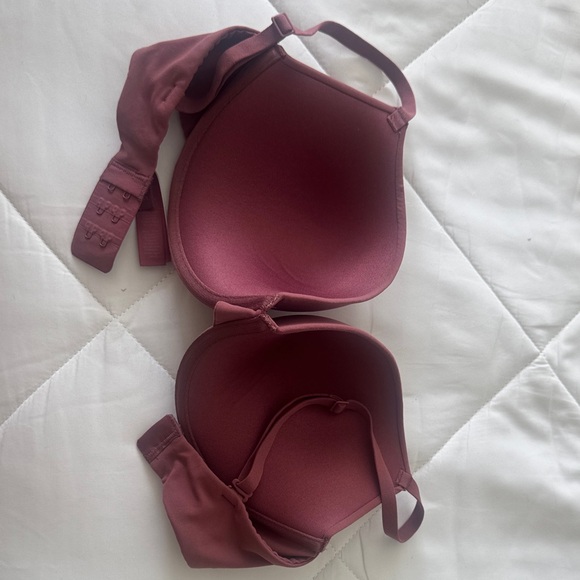 Skims FITS EVERYBODY PUSH UP BRA, beet, 34D - Picture 4 of 4